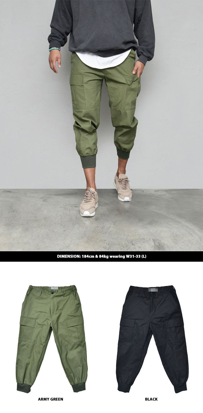 Bottoms Pants Masculine Military Cargo JoggerPants 612 GUYLOOK